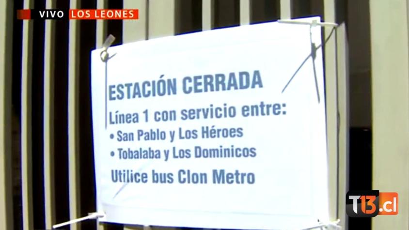 [T13 TARDE] Quejas por falta de información tras falla en Metro de Santiago