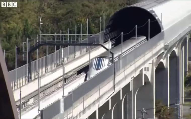 [VIDEO] Este tren japonés alcanzó los 500 km/h