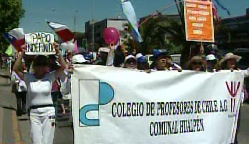 [T13] Paro docente: Miles de profesores se movilizaron en Concepción