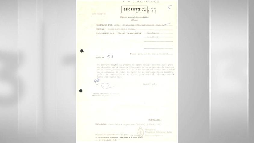[T13] Los 70 documentos que confirman la estrecha colaboración entre Jorge Videla y Fidel Castro