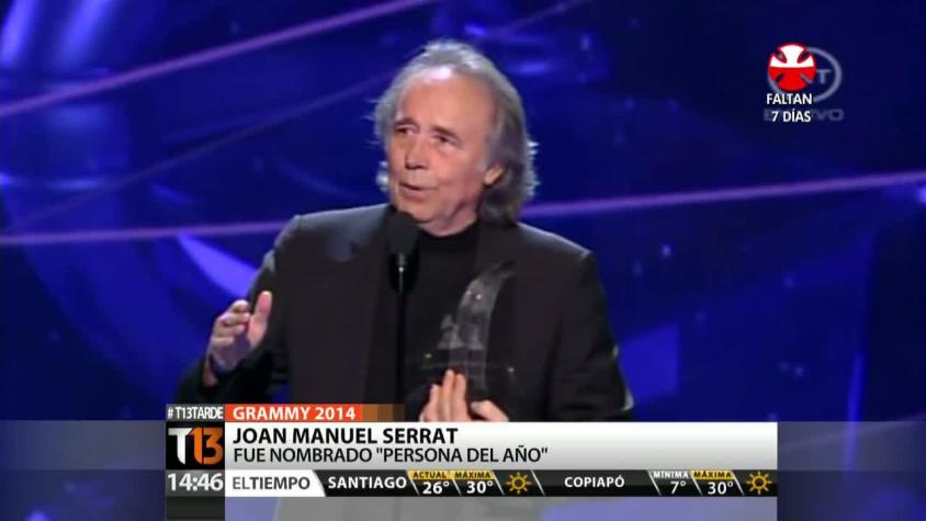[T13 Tarde] Serrat es homenajeado en entrega de Grammy Latino y más noticias de espectáculos