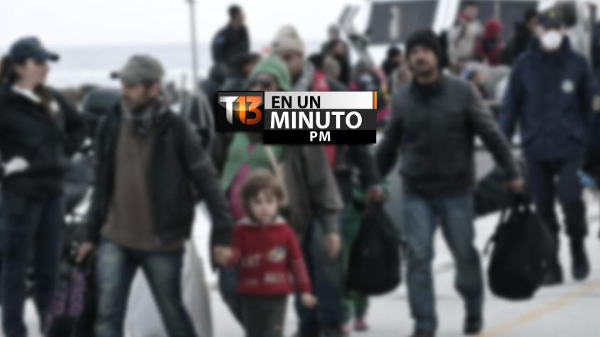 [VIDEO] #T13enunminuto: rescatan a 700 inmigrantes sirios desde el Mediterráneo y más noticias