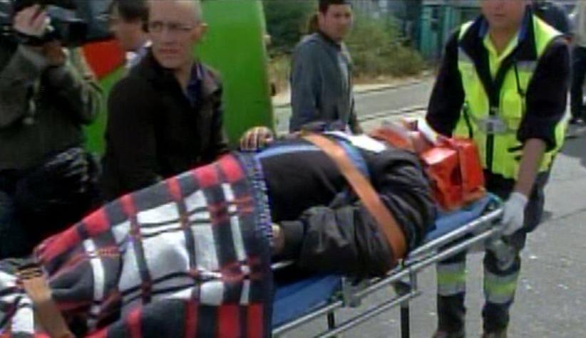 [T13] Grave accidente en cerro Placeres dejó tres heridos
