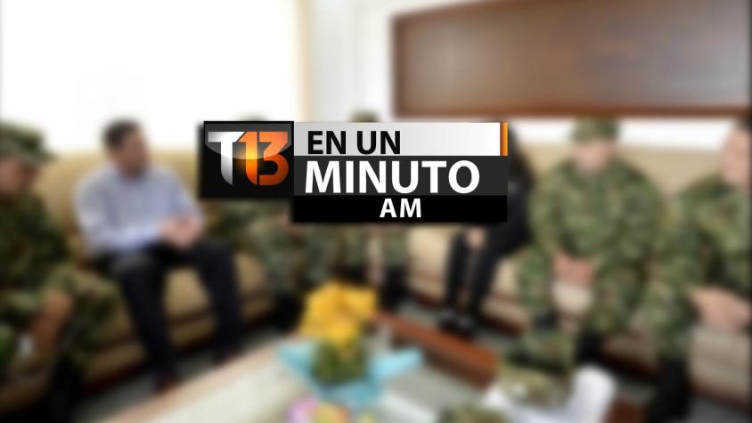[VIDEO] #T13enunminuto: FARC liberan a general secuestrado hace dos semanas y otras noticias