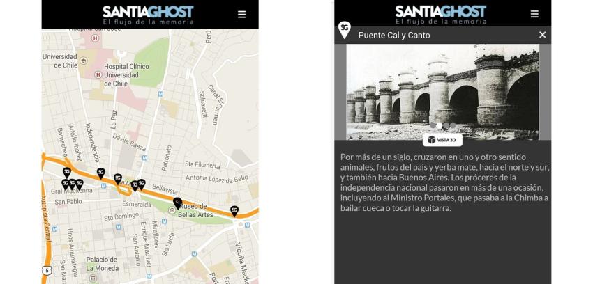 Nueva aplicación recorre los hitos arquitectónicos de Santiago