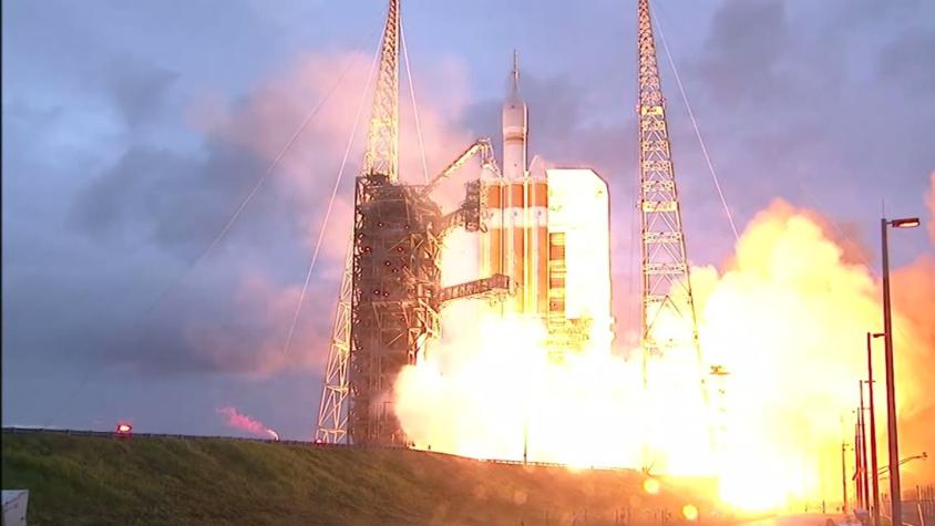 [VIDEO] Comienza la era marciana: revive en 5 minutos el despegue de la cápsula Orion