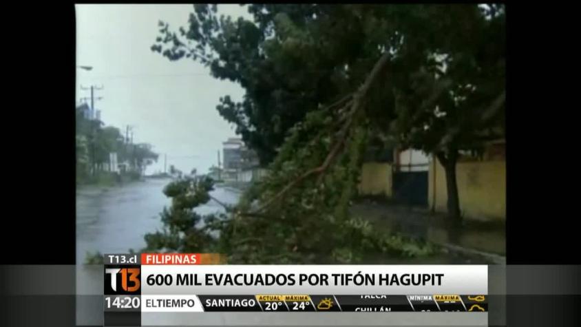 [T13 Tarde] Filipinas: Llegada del tifón Hagupit obliga a evacuar a 600 mil personas