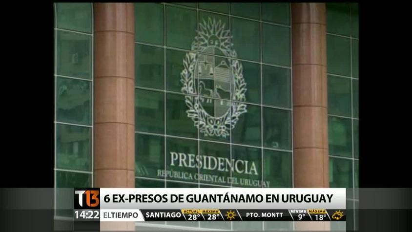 [T13 Tarde] Uruguay recibe a seis ex internos desde cárcel de Guantánamo