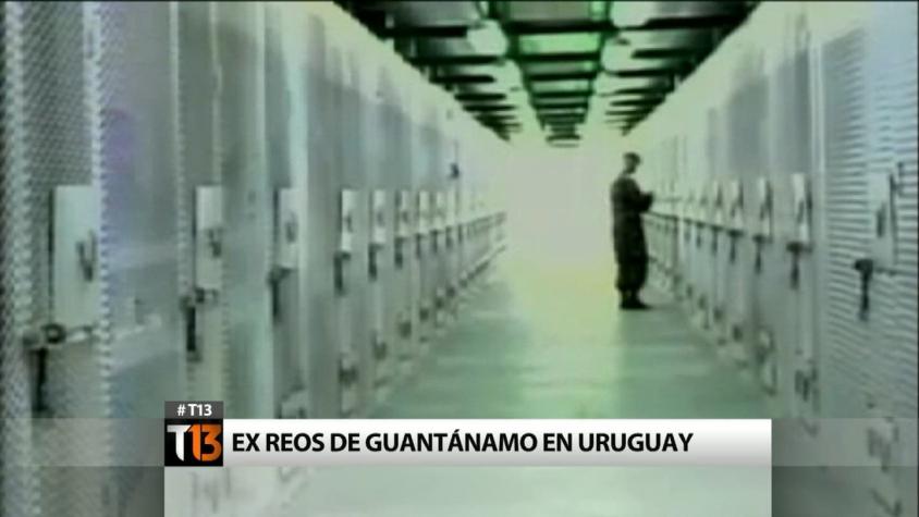 [T13] 6 ex presos de Guantánamo fueron recibidos en Montevideo para insertarse en Uruguay