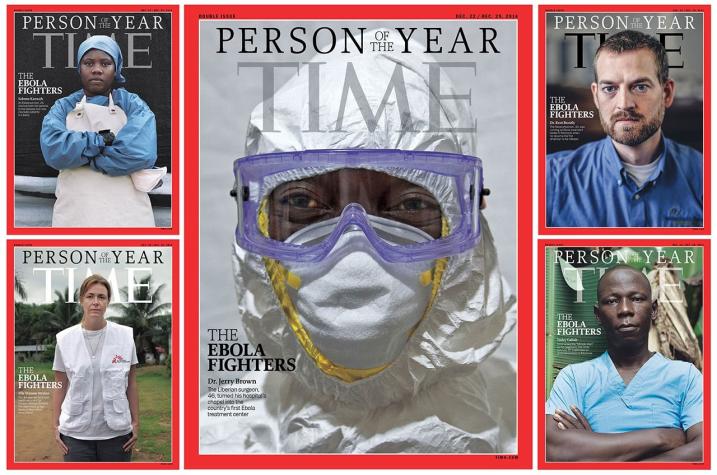 Time eligió a los luchadores contra el Ébola como personaje del año