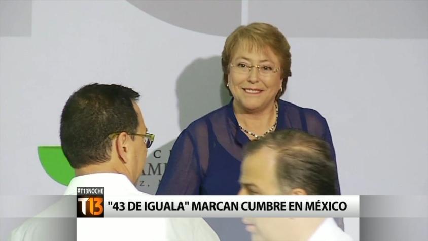 [T13 Noche] Presidenta Bachelet defendió la reforma educacional en Cumbre Iberoamericana en México