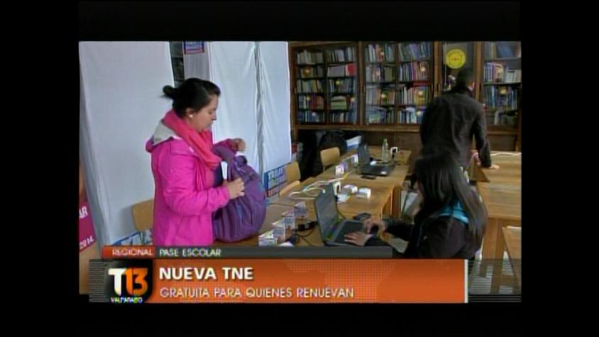 [T13] Cómo renovar la TNE para 2015 en Valparaíso