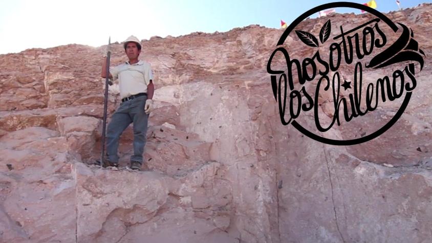 [VIDEO] #NosotrosLosChilenos: el trabajo en piedra de Juan Fuentes, el cantero de Mamiña