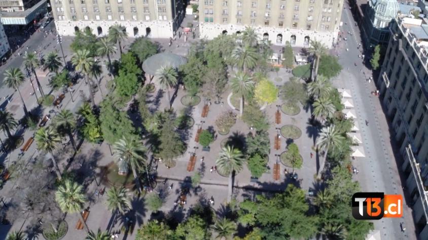 [VIDEO] Así se ve la nueva Plaza de Armas desde las alturas