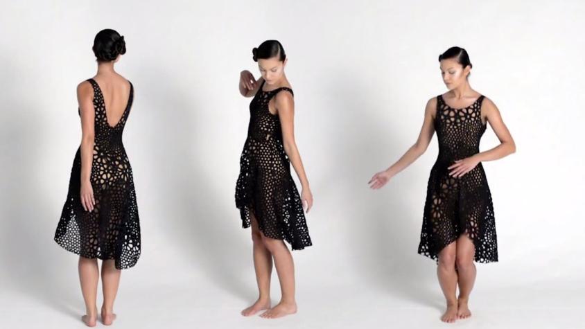 [VIDEO] Así se ve el vestido impreso en 4D que compró el MoMA
