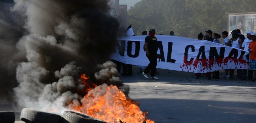 En medio de protestas, Nicaragua inaugura obras de canal interoceánico