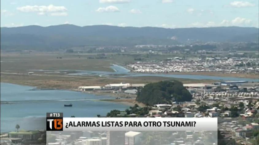 [T13] La preocupante falta de alarmas de tsunami en varias ciudades de Chile