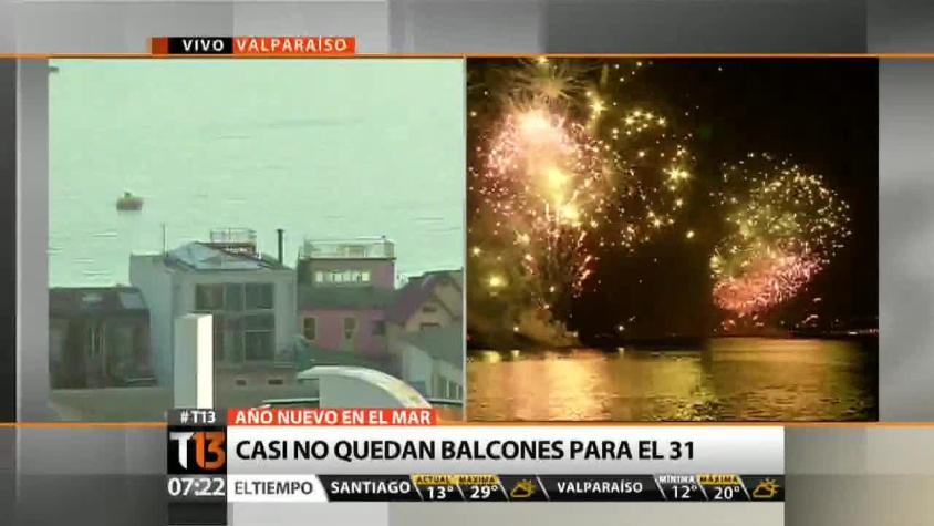 [T13 AM] Valparaíso presenta 95% de ocupación hotelera en la víspera de Año Nuevo