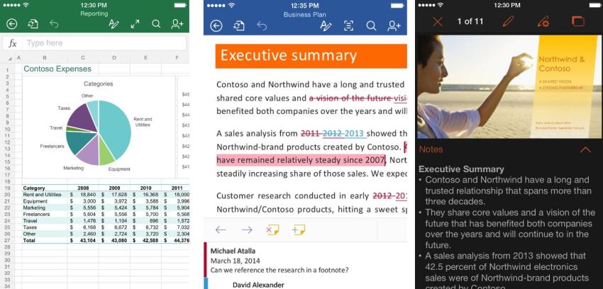Microsoft liberó Office para tablets con Android