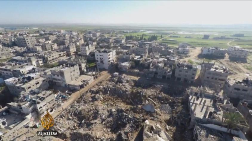Así se ve la destrucción en la Franja de Gaza desde las alturas