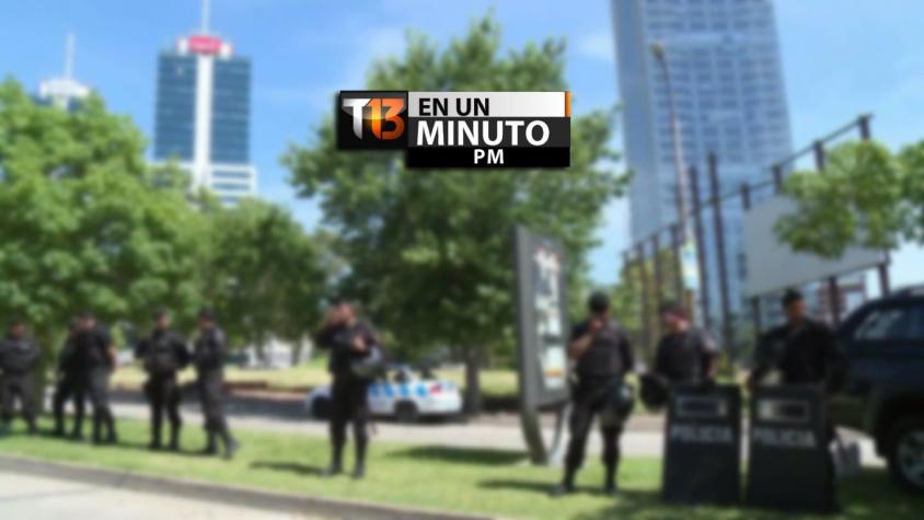 [VIDEO] #T13enunminuto: Hallan supuesta bomba cerca de la embajada de Israel en Montevideo
