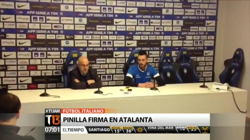 [T13 AM] Bloque deportivo: Pinilla firma en Atalanta y otras noticias