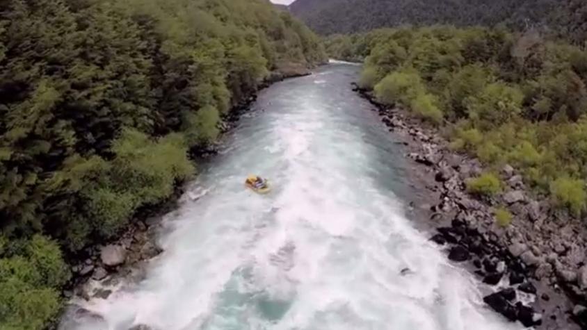 [VIDEO] Rafting en el río Futaleufú captado desde un drone