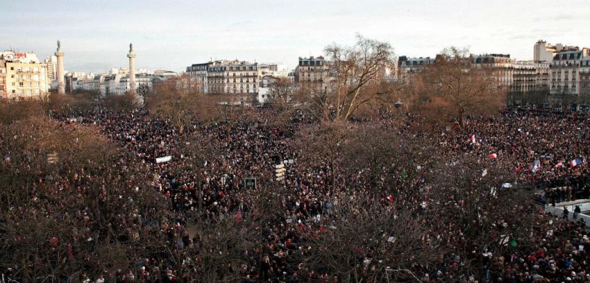 [FOTOS] Las mejores imágenes de la "Marcha de la unidad" en Francia