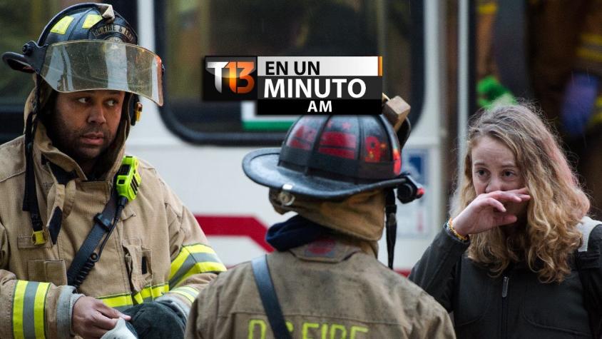 [VIDEO] #T13enunminuto: Un fallecido deja emanación de humo en metro de Washington