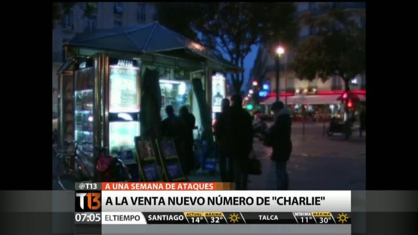 [T13 AM] Bloque internacional: A la venta nuevo número de Charlie Hebdo