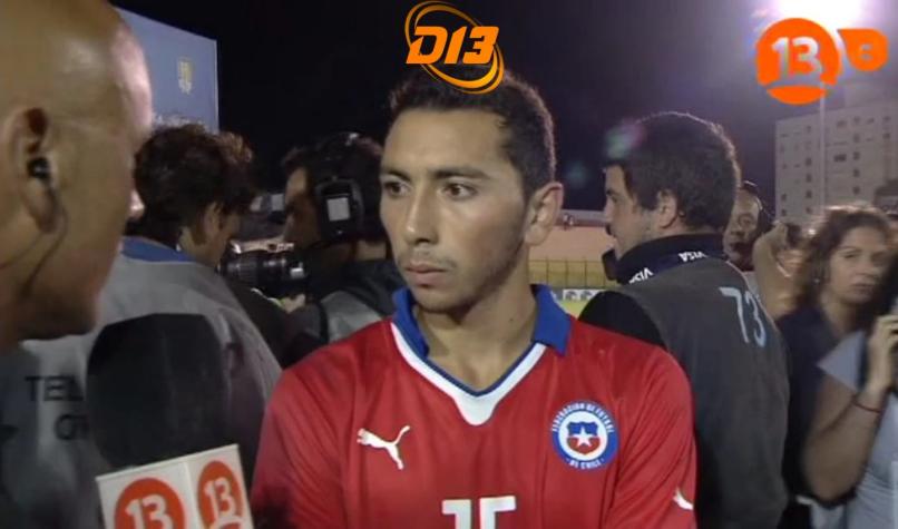 #Sub20enel13: Cristián Cuevas ya piensa en el próximo partido ante Venezuela