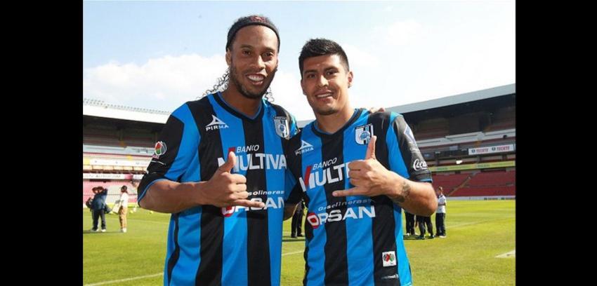 Patricio Rubio asegura estar "demasiado feliz" de jugar junto a Ronaldinho