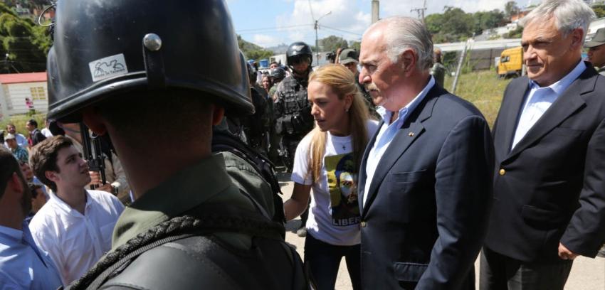 [FOTOS] Revisa las imágenes de la controvertida visita del ex Pdte. Piñera a Venezuela