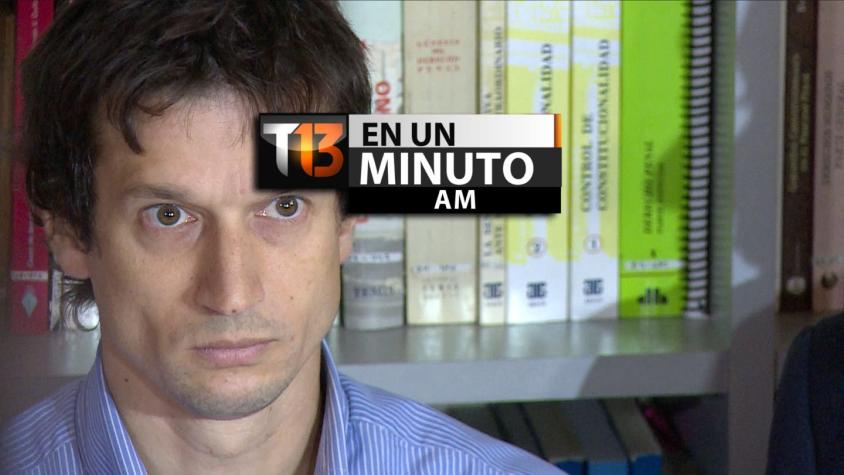[VIDEO] #T13enunminuto: Único imputado por caso Nisman rompe el silencio y otras noticias