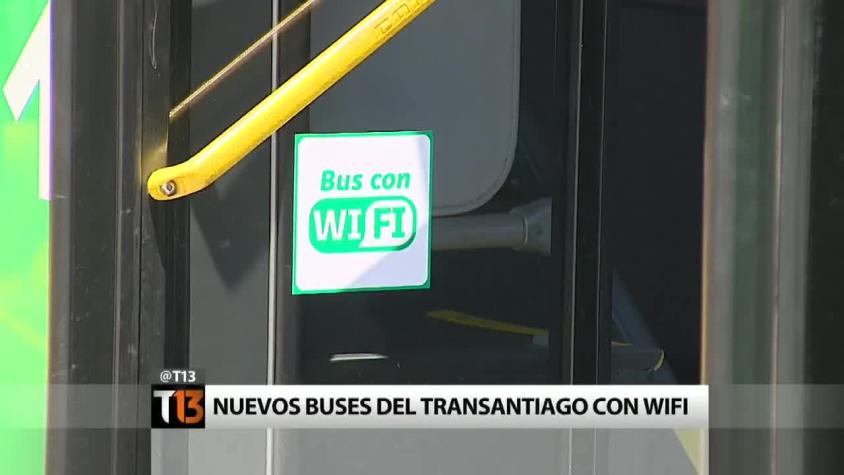 Transantiago estrena buses con Wi-Fi