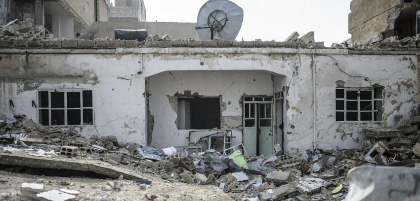 La brutal destrucción de Kobane tras el combate contra el Estado Islámico
