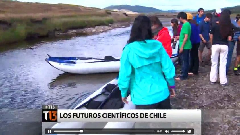 Los futuros científicos de Chile que se forman en la Patagonia