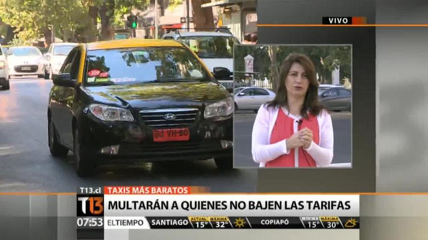 Fiscalizan baja de tarifas de taxis: Cinco mil taxistas aún no realizan ajuste