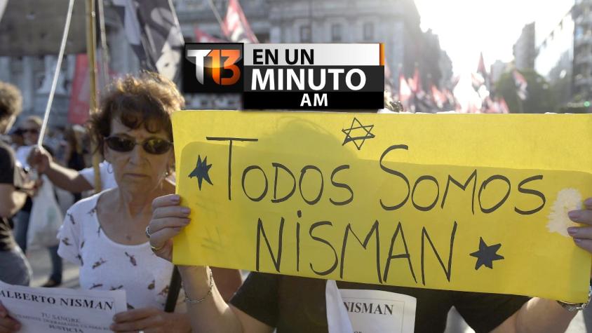 [VIDEO] #T13enunminuto: Argentinos marchan por muerte de fiscal Nisman