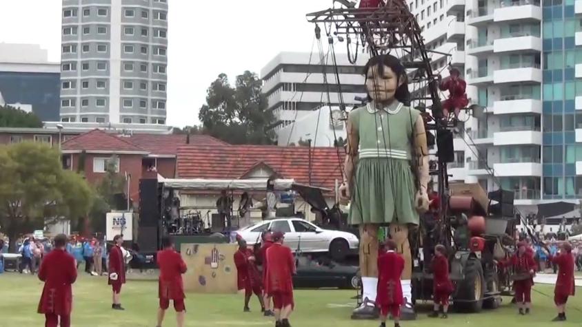[VIDEO] "La Pequeña Gigante" sorprende a los australianos