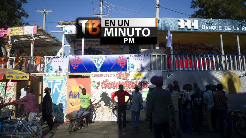 [VIDEO] #T13enunminuto: Al menos 18 fallecidos en carnaval de Haití y otras noticias