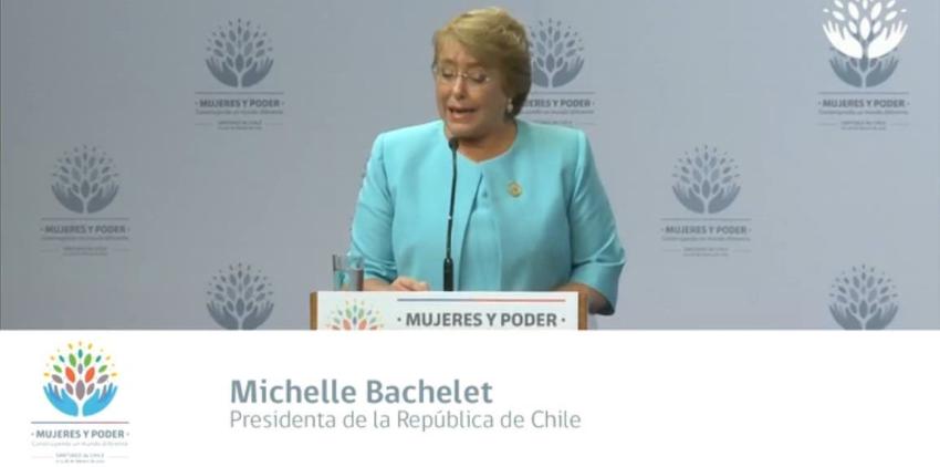 ONU Mujeres: Bachelet destaca proyecto para despenalizar el aborto
