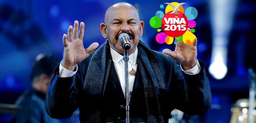 Oscar D'León recuerda a Celia Cruz y despide el Festival de Viña 2015