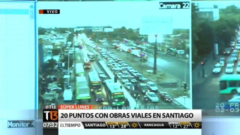 #AlertaT13: Así se vive el primer lunes de marzo en Santiago