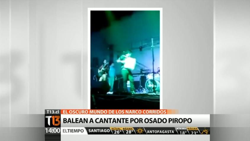 Cantante de narcocorridos es baleado en pleno escenario por 'piropear' a una mujer