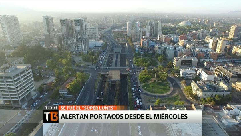 Alertan por tacos en Santiago a partir de este miércoles