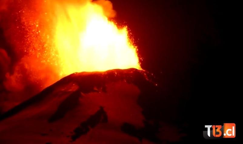 [VIDEOS] Así fue el momento de la erupción del Volcán Villarrica