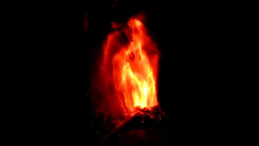 [VIDEO] Así se vio la erupción del volcán Villarrica
