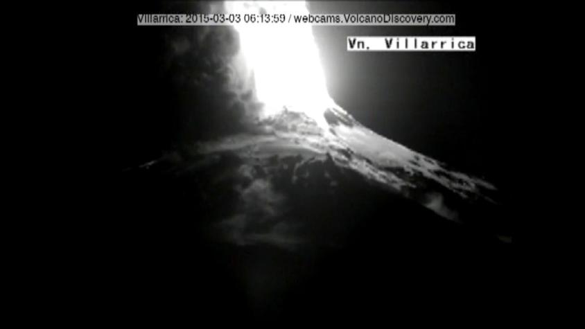 [VIDEO] La erupción del volcán Villarrica en timelapse