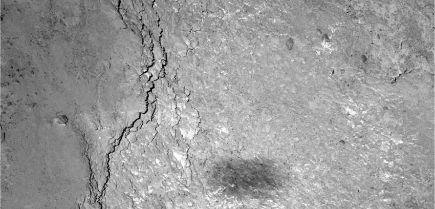 Rosetta envió foto de su sombra a más de 500 millones de kms de la Tierra